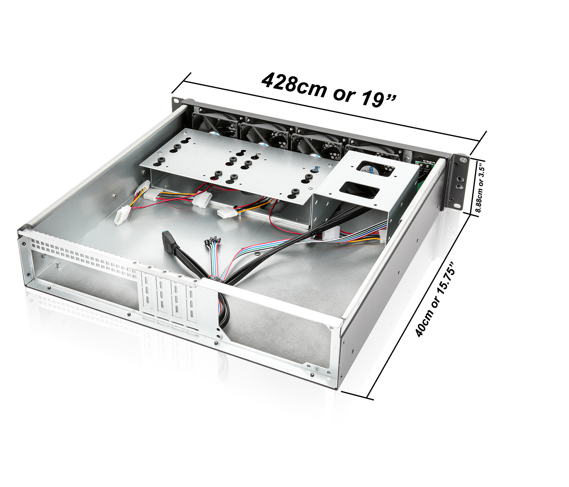 2U Micro-ATX Chassis, view 2