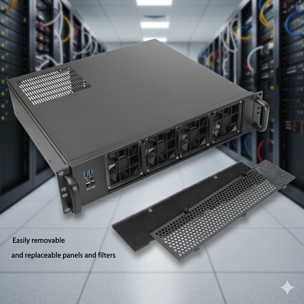 2U Micro-ATX Chassis, view 8