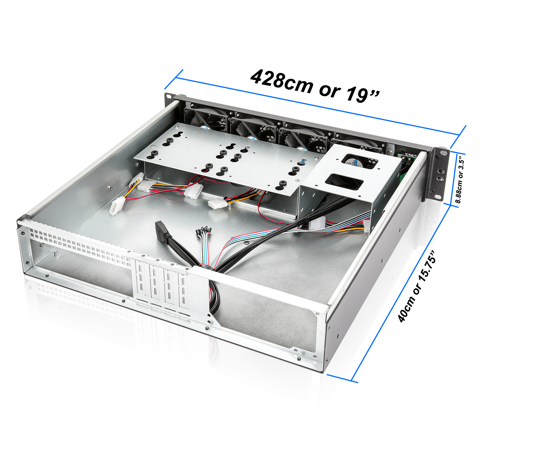 2U Micro-ATX Chassis, view 9